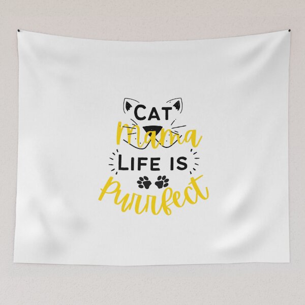 Item preview, Cat mama life is purr-fect designed and sold by MiniKila.