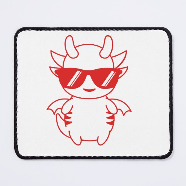 Item preview, Little red dragon with sunglasess designed and sold by kattilako.
