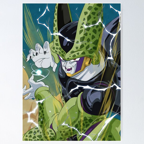 Dragon Ball Z - Cell Saga Poster Emoldurado, Quadro em