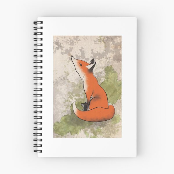 Item preview, Fox and Kitten (Rain) designed and sold by TessDrawsStuff.