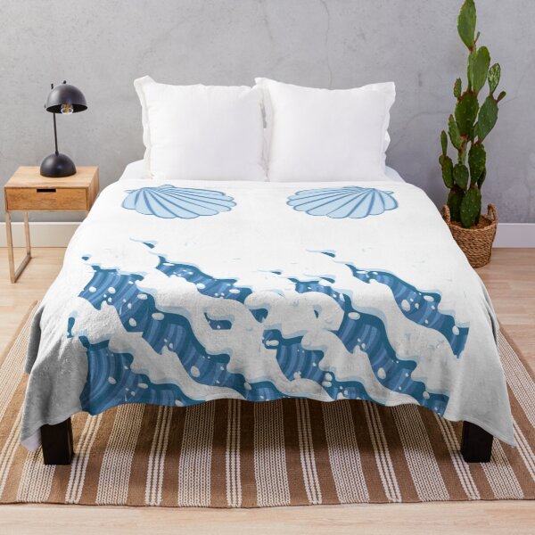 Item preview, Waves - sea shells - ocean designed and sold by boomantique.