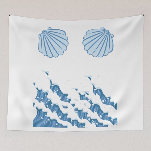 Item preview, Waves - sea shells - ocean designed and sold by boomantique.
