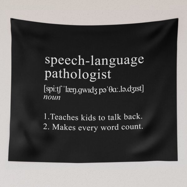 Item preview, SLP Speech-Language Pathologist Definition   designed and sold by AnissasaDundee.