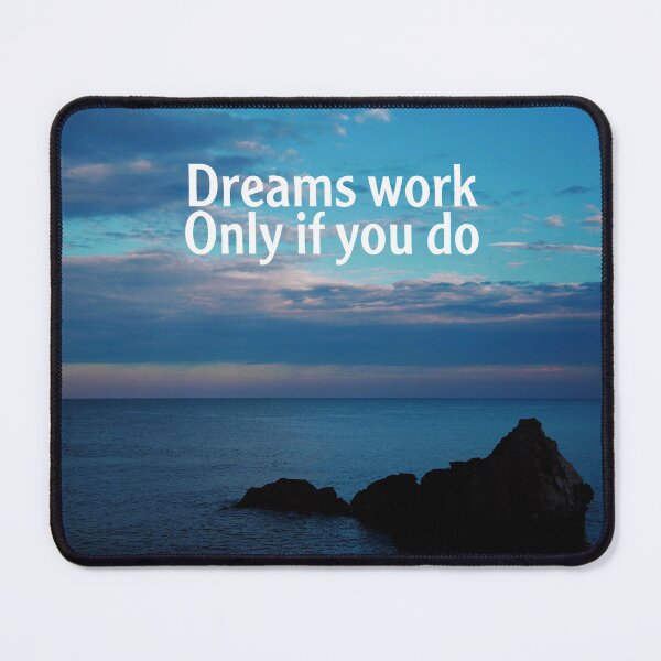 Item preview, "Dreams Work Only If You Do" // designed and sold by Art by Maria Milenova.