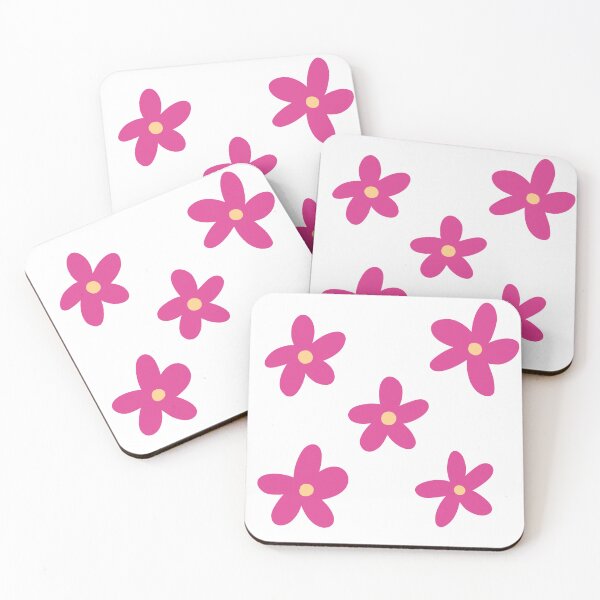 Item preview, Cute Bright Pink Flowers designed and sold by DesignsByGG.