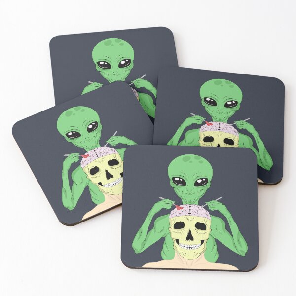Item preview, UFO Human Abduction designed and sold by Mariia Berezhna.