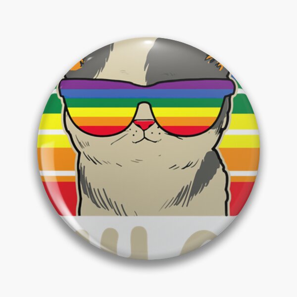 Artikelvorschau, Pride Allyship Kat entworfen und verkauft von TeeService.