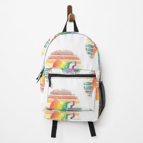 Item preview, Purride Cat LGBT Vintage Rainbow   designed and sold by TeeService.