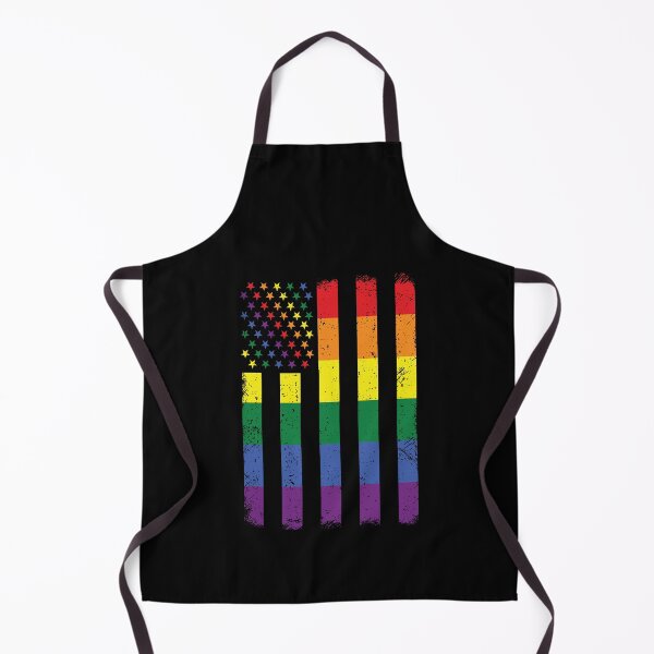 Item preview, Gay Pride LGBTQ Queer Rainbow American Flag designed and sold by GravitiTees.