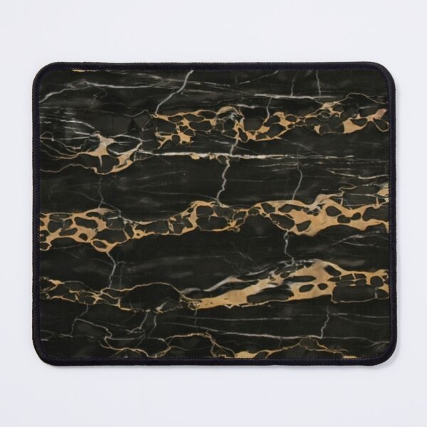 Item preview, Soft Black Marble Texture With Golden Lines 93 designed and sold by aprajoos.