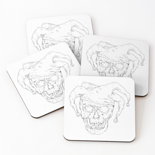 Item preview, Court Jester Skull Drawing  designed and sold by Shifa19.