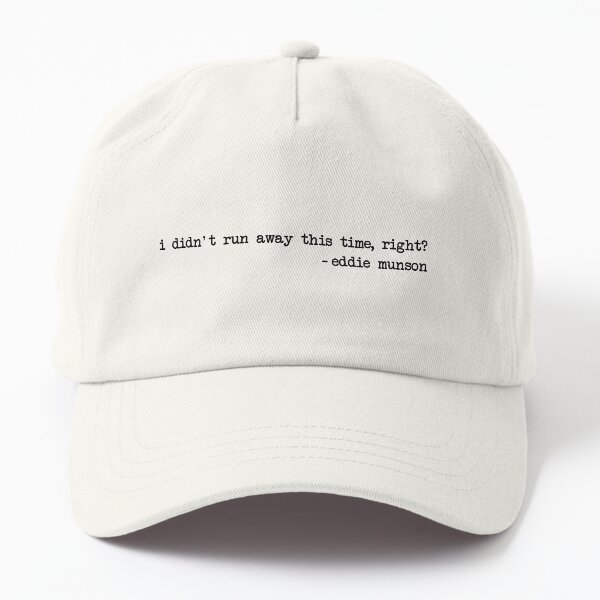 Item preview, Eddie Munson - I didn't run away this time, right? designed and sold by FotoTee.