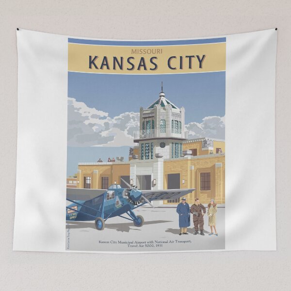 Item preview, Kansas City Municipal Airport, 1931 designed and sold by contourcreative.