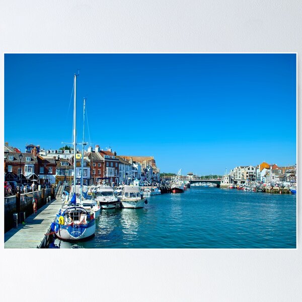 Item preview, Weymouth Harbour Wide Angle designed and sold by Alisonchambers2.