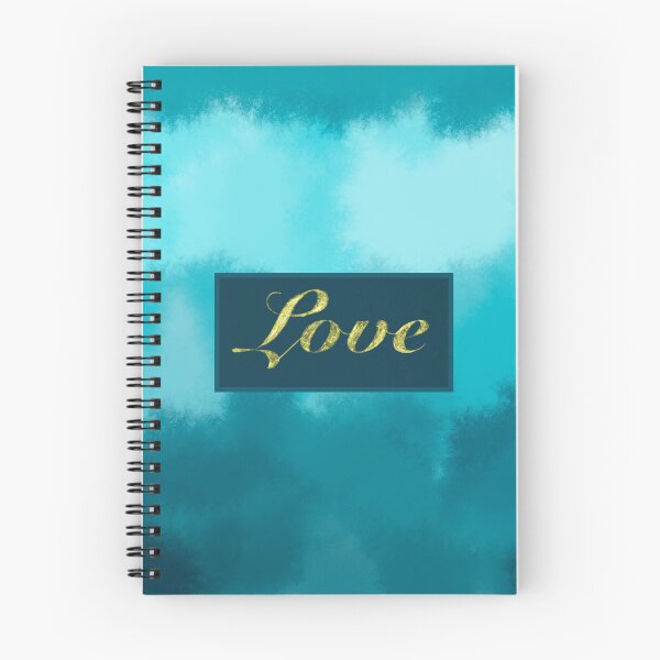 Item preview, Aqua and gold Love  designed and sold by Dinablal.