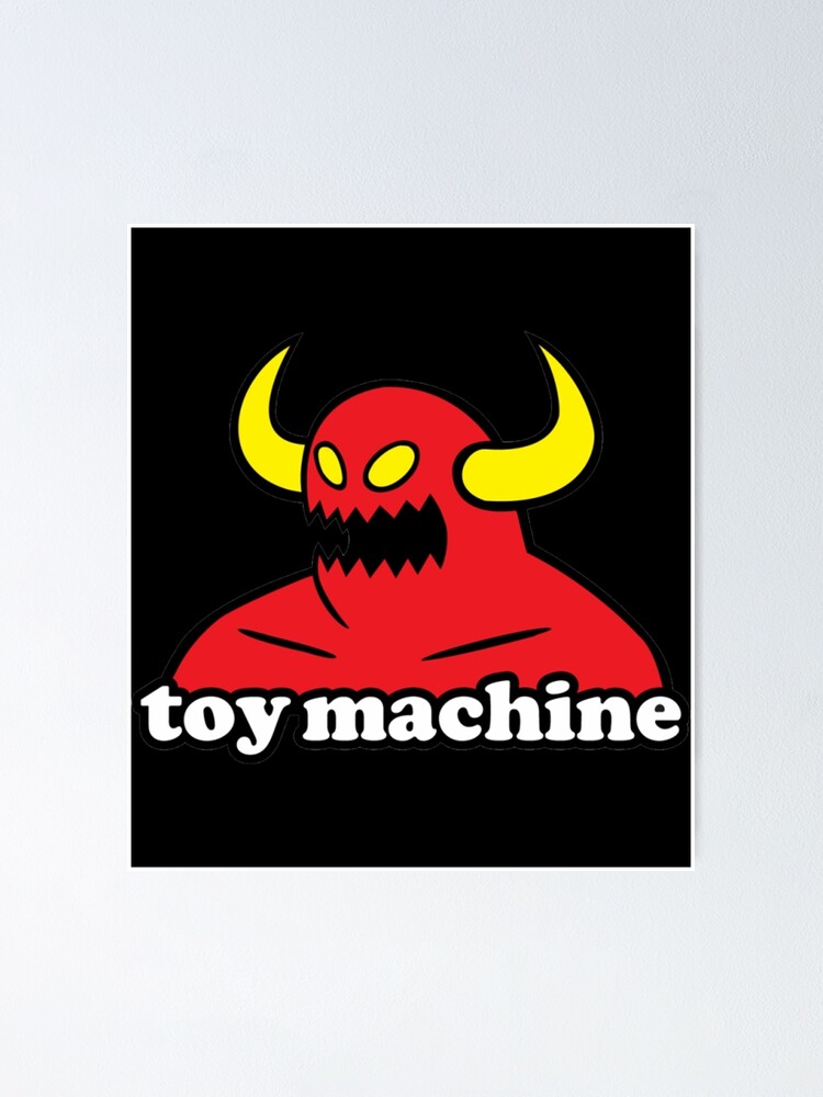 "Toy Machine Logo Sticker" Poster for Sale by dt9xiesther Redbubble