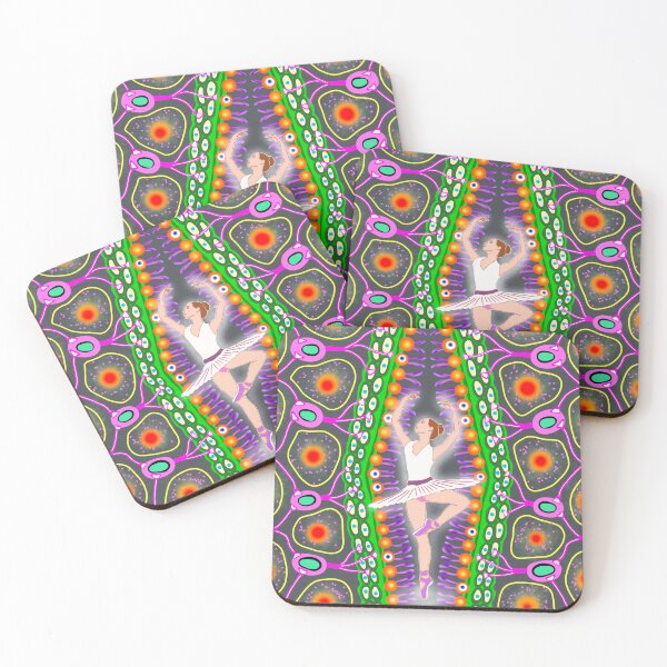 Item preview, Dancing in the cellular matrix, grey version designed and sold by Osher-BioArt.