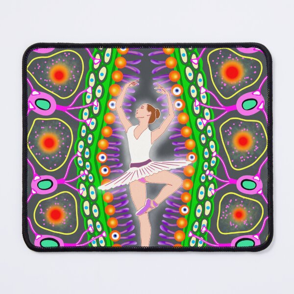 Item preview, Dancing in the cellular matrix, grey version designed and sold by Osher-BioArt.