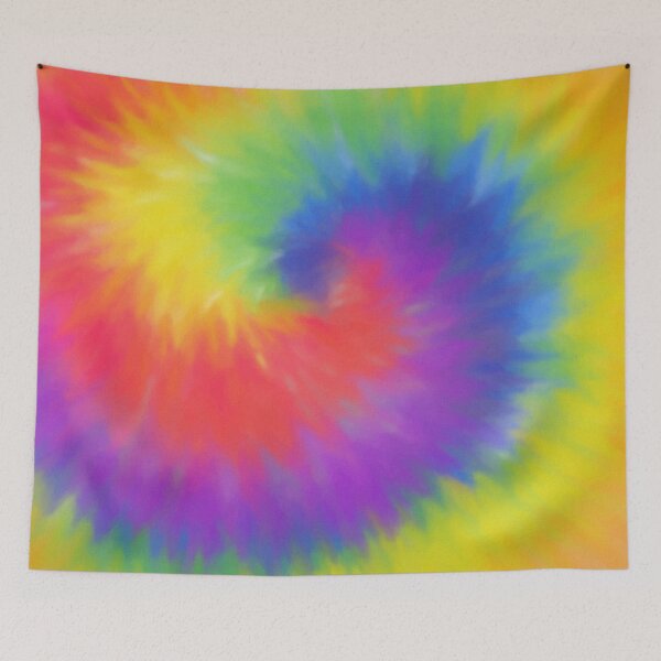 Item preview, Vibrant tie dye swirl, colorful tie dye pattern, spiral tie dye print designed and sold by Orianah.