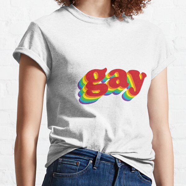 gay rainbow Classic T-Shirt