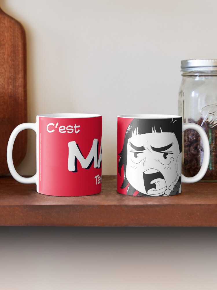 Mug ''8-OPTIONS.COM - FR - MA TASSE - ROUGE - 10$ pour auteurs' : autre vue