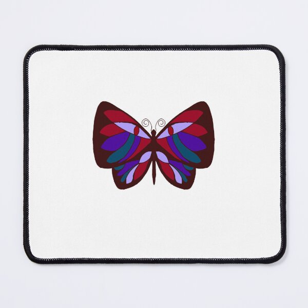 Item preview, Red and Blue Butterfly  designed and sold by Catostrophiqu.
