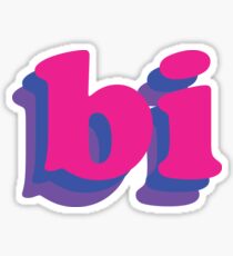 Pegatina orgullo bisexual!