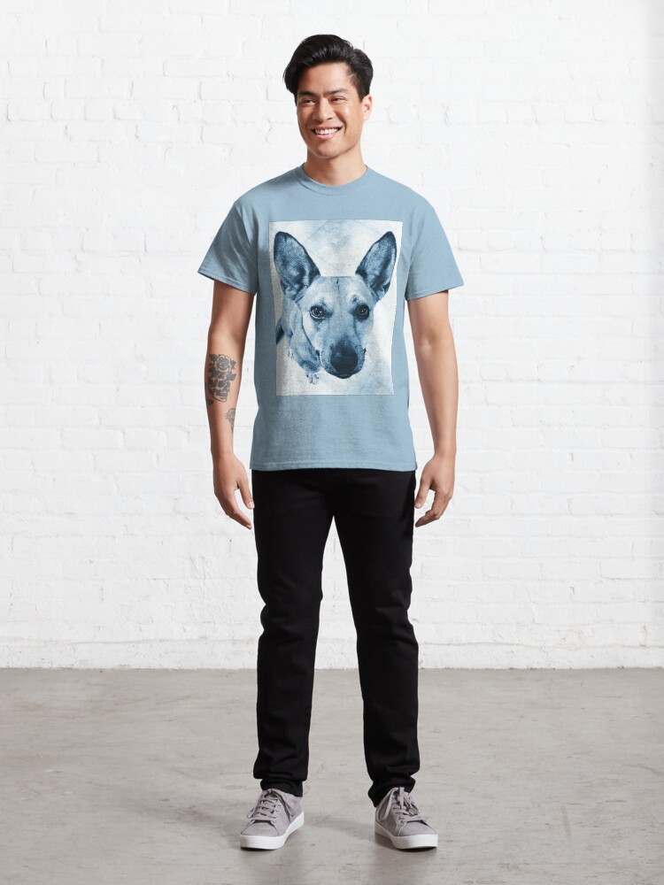 Alternate view of Carolina Dog Blue Pup - American Dingo Classic T-Shirt