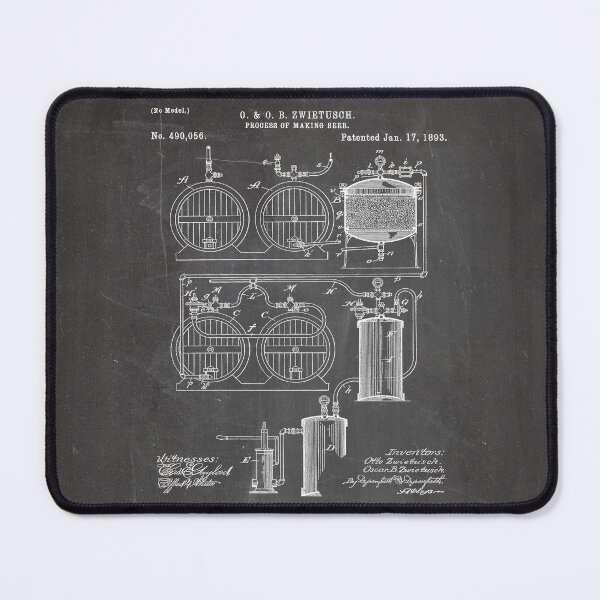 Item preview, Brewery Patent - Beer Art - Black Chalkboard designed and sold by patentpress.