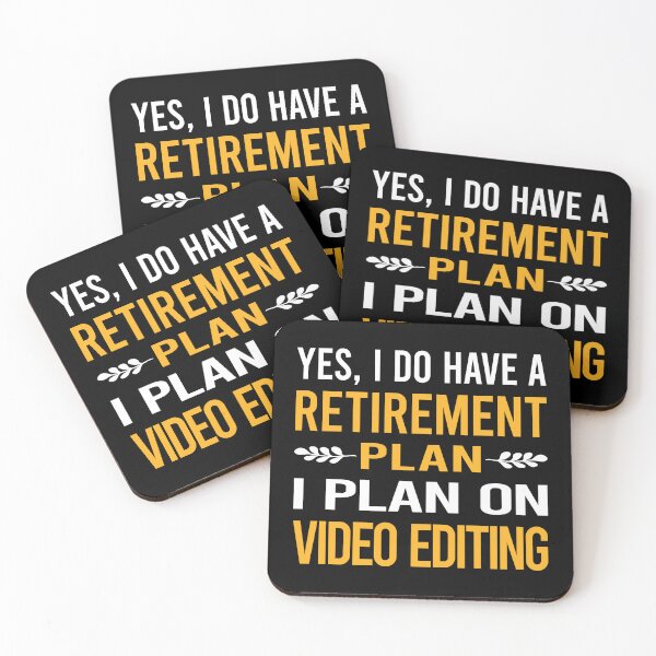 Item preview, My Retirement Plan Video Editing Editor designed and sold by shannonim7t.