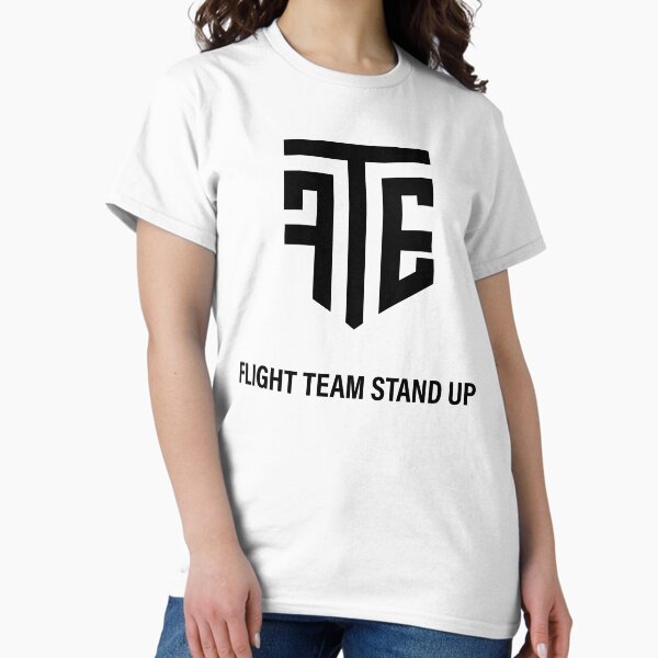 Aperçu de l'œuvre L'équipe de vol Flightreacts Merch se lève créée et vendue par geilbisia.