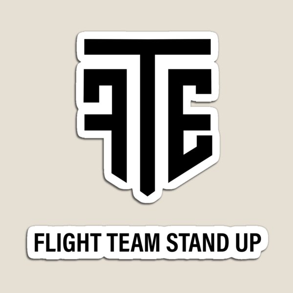Aperçu de l'œuvre L'équipe de vol Flightreacts Merch se lève créée et vendue par geilbisia.