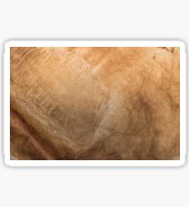 Old paper texture with aged blots Sticker