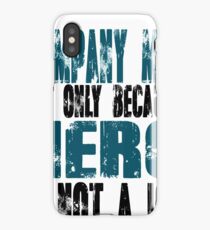 Company Man Hero iPhone Case
