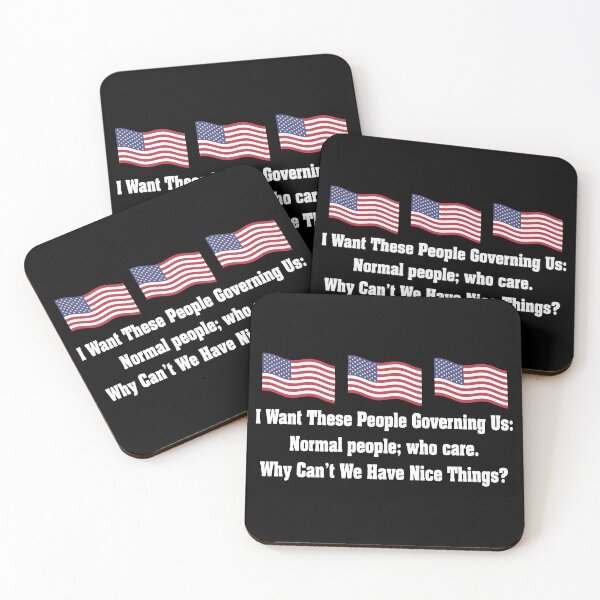 Item preview, Normal Politicians Governors Who Care Patriotic Waving American Flag Gift designed and sold by Maljonic.