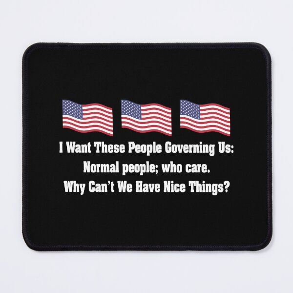 Item preview, Normal Politicians Governors Who Care Patriotic Waving American Flag Gift designed and sold by Maljonic.