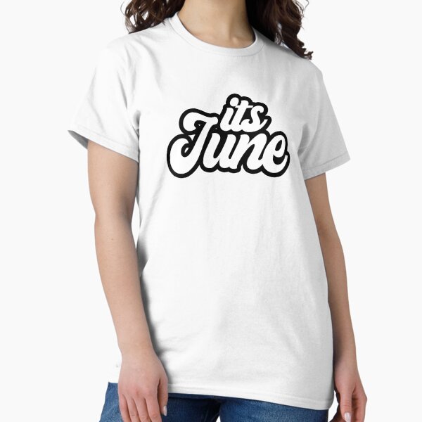 Aperçu de l'œuvre Son t-shirt de juin créée et vendue par geilbisia.