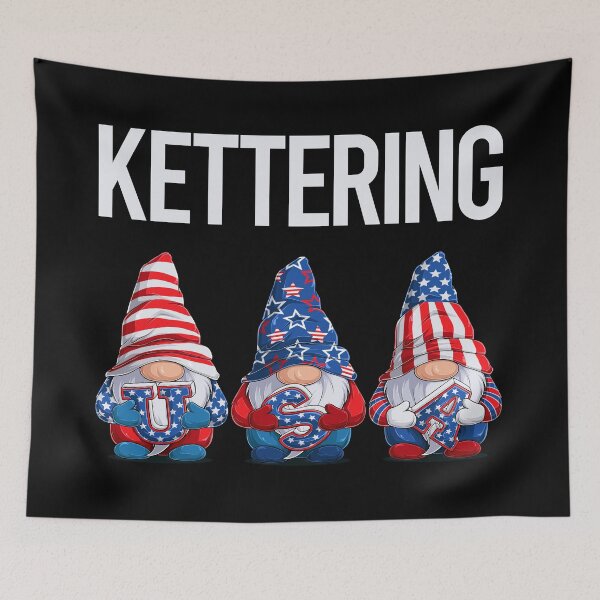 Item preview, Happy USA Gnomes Kettering designed and sold by xaviajames9.