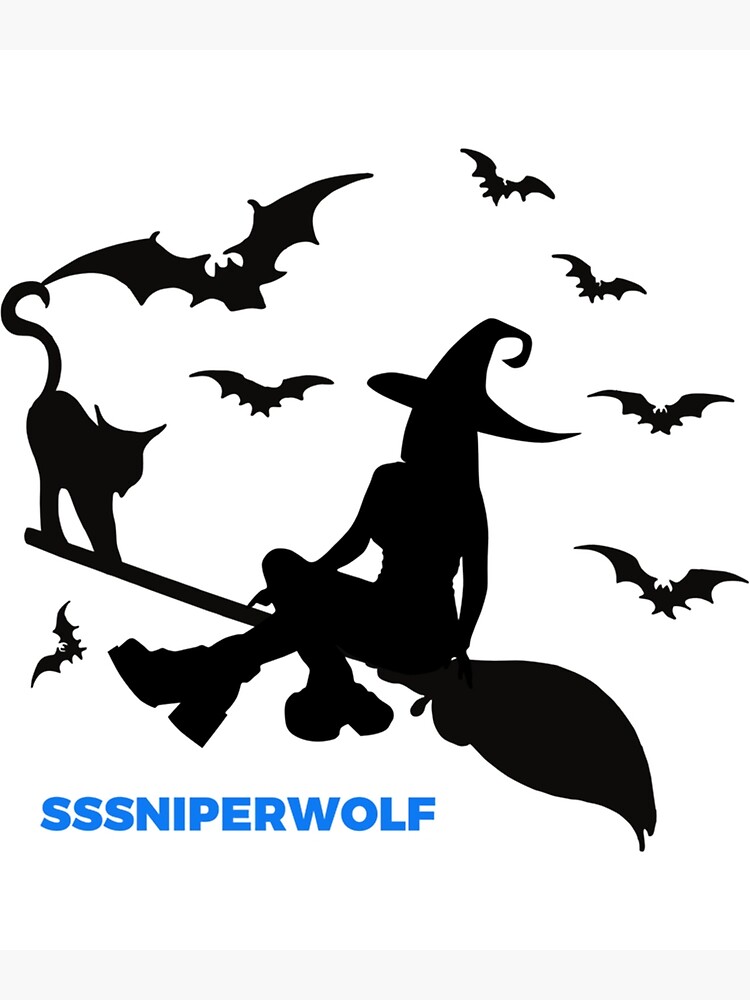 "SSSniperWolf Halloween " Photographic Print for Sale by BouBouDesigns