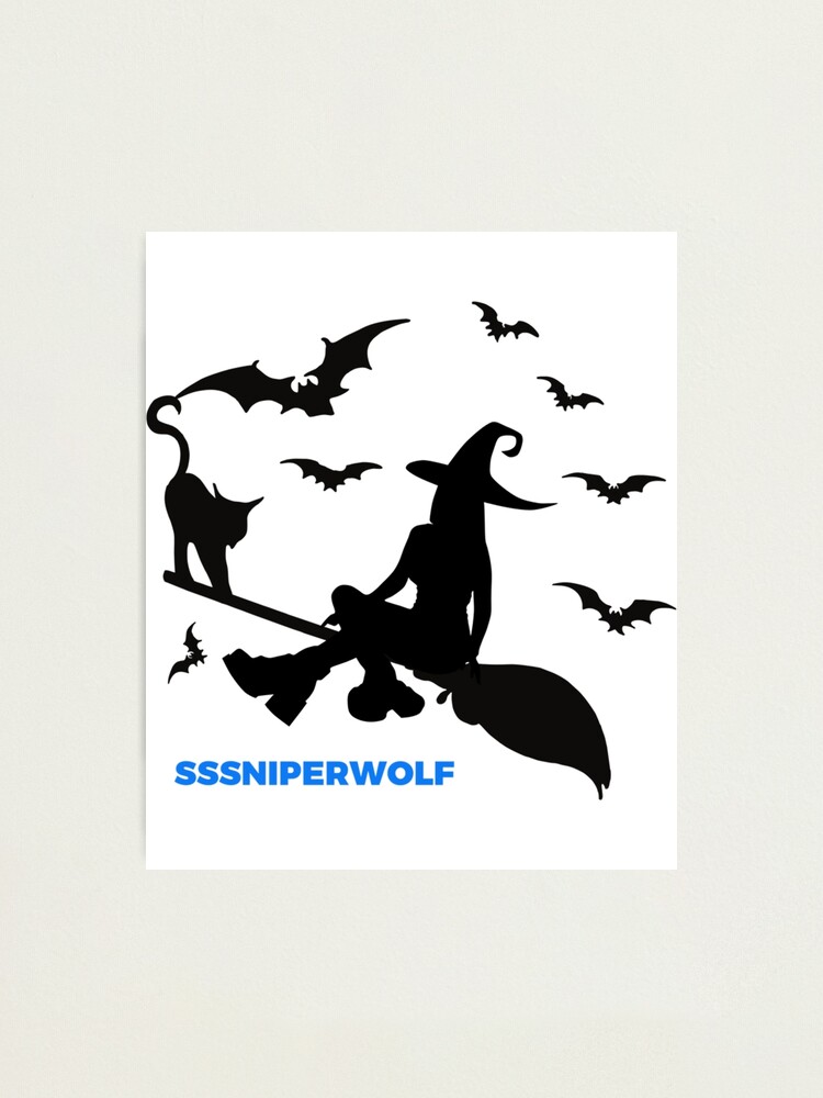 "SSSniperWolf Halloween " Photographic Print for Sale by BouBouDesigns