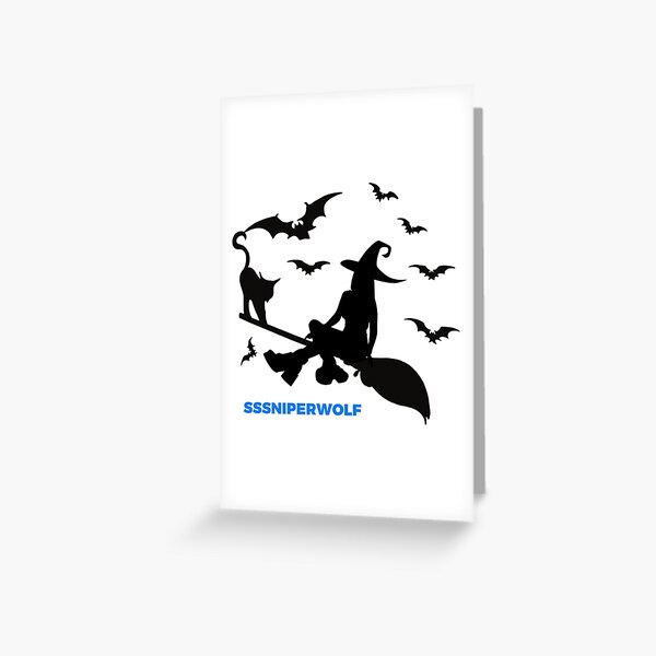 "SSSniperWolf Halloween " Greeting Card for Sale by BouBouDesigns