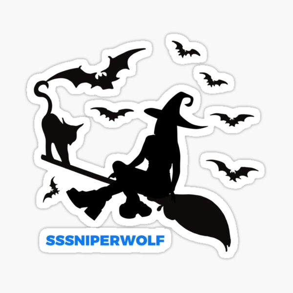 "SSSniperWolf Halloween " Sticker for Sale by BouBouDesigns Redbubble