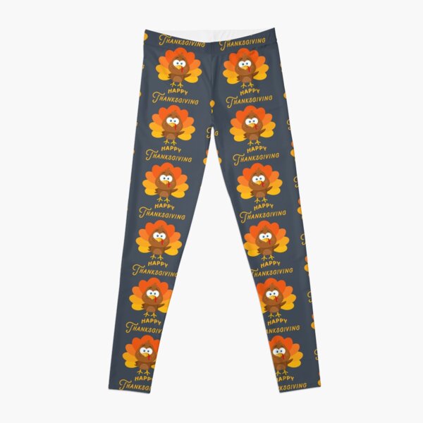 Thanksgiving Turkey pattern Leggings