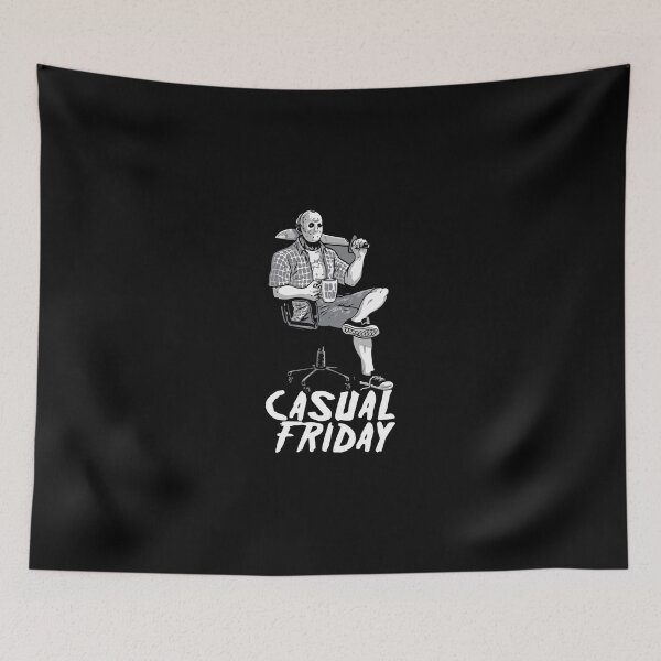 Item preview, Casual Friday With Jason Voorhees Sticker designed and sold by amberk1cira.