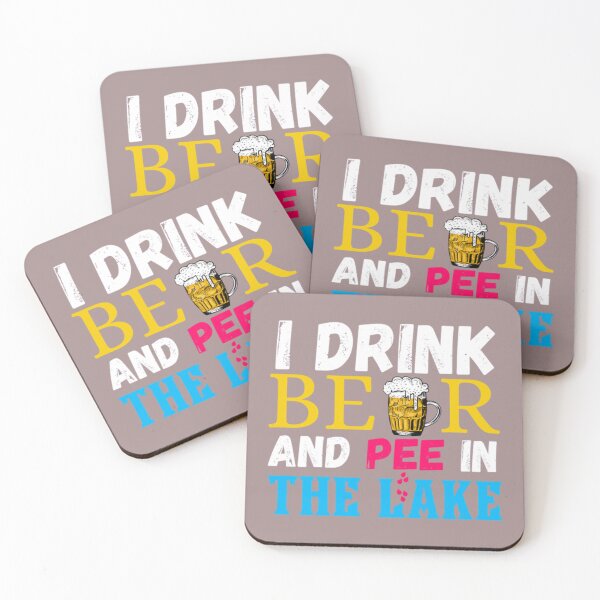 Item preview, I pee in the lake. Funny summer beach.    designed and sold by BestBaba-Tee.