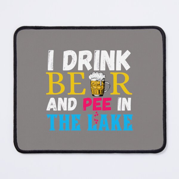 Item preview, I pee in the lake. Funny summer beach. designed and sold by BestBaba-Tee.