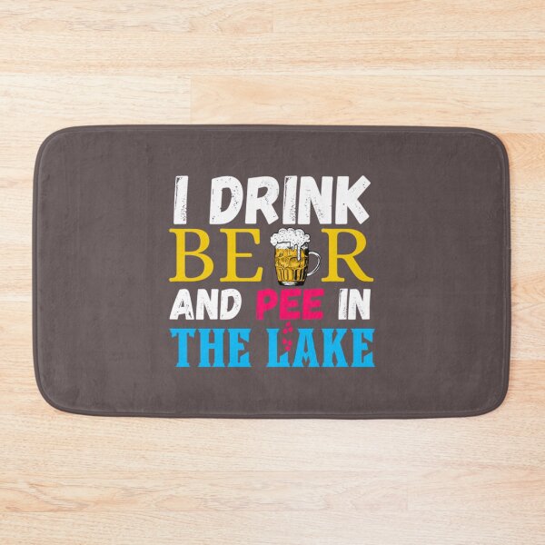 Item preview, I pee in the lake. Funny summer beach.    designed and sold by BestBaba-Tee.