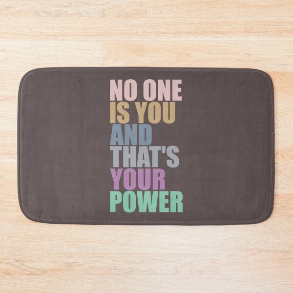 Item preview, No One Is You And Thats Your Power   designed and sold by BestBaba-Tee.