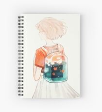 Cuaderno de espiral llevar.