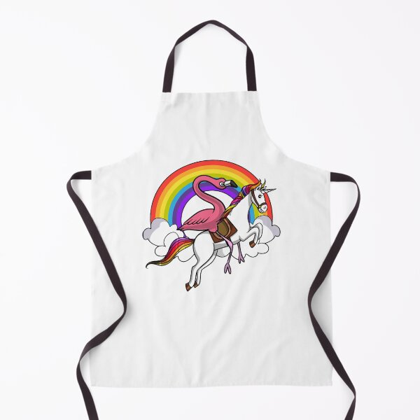 Item preview, Flamingo Bird Riding Unicorn designed and sold by underheaven.